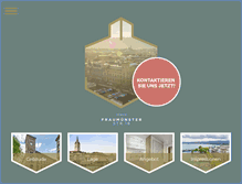 Tablet Screenshot of fraumuenster16.ch